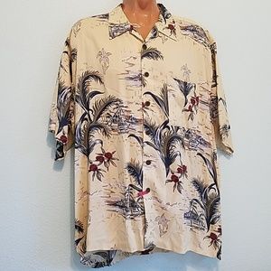 Gotcha Sport Hawaiian Shirt Size XL 100% Rayon